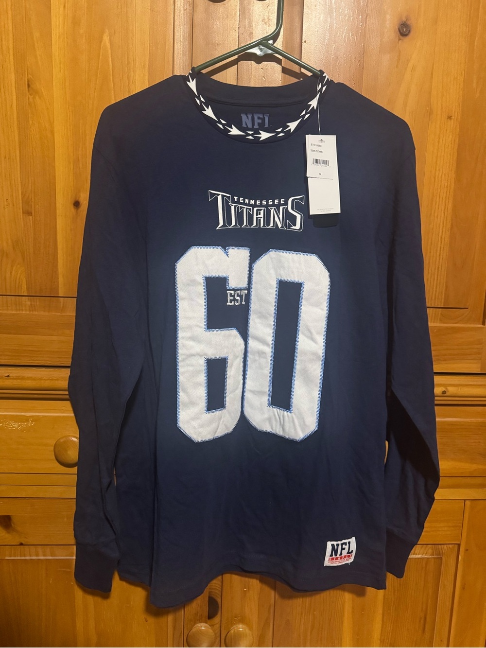 NFL Tennessee Titans Navy Long Sleeve Tee STAPLE